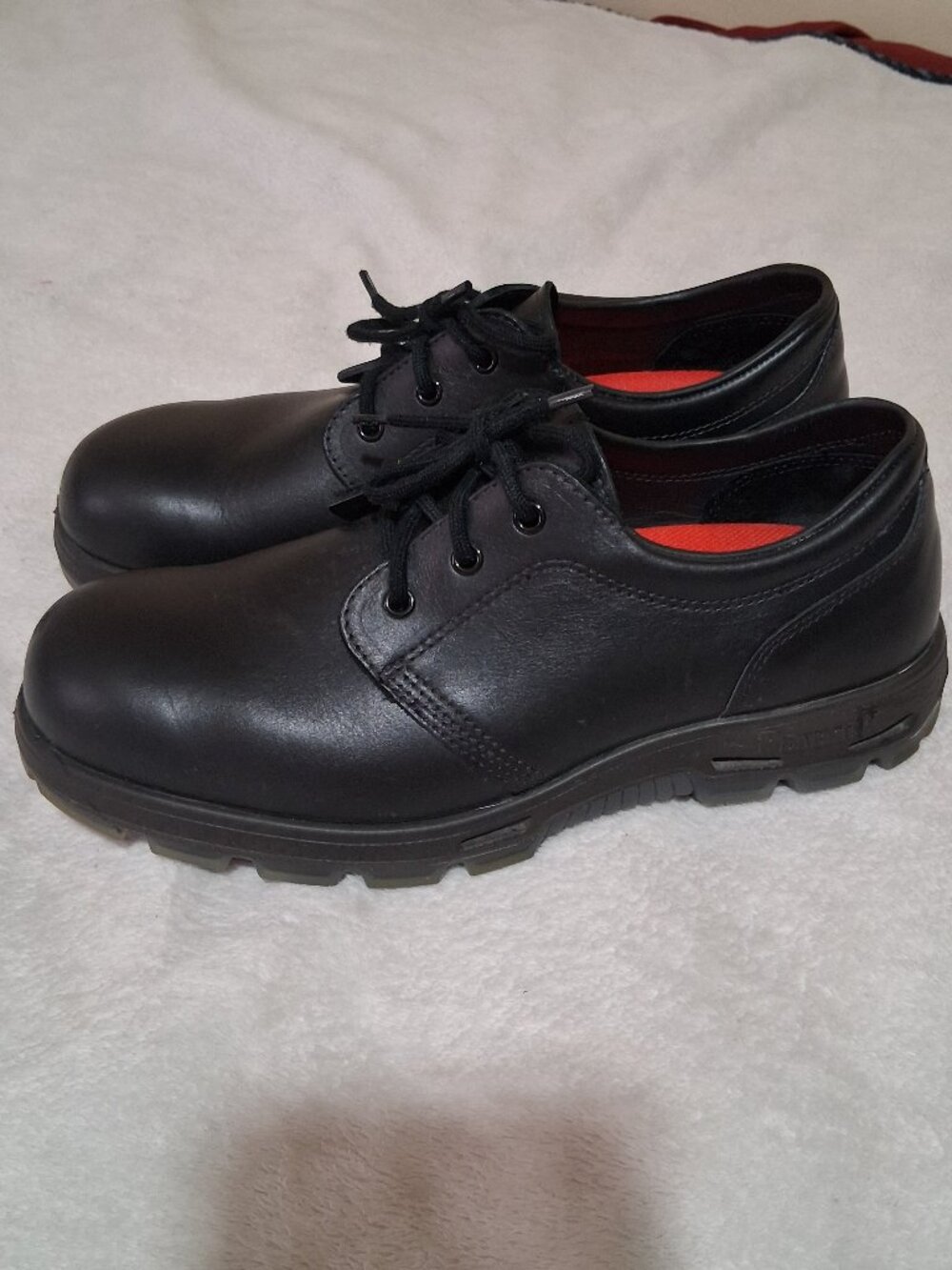 Redback Walkabout Oxford Shoes Black Mens 10 Oil & Acid Resistent Soft Toe UOXBF